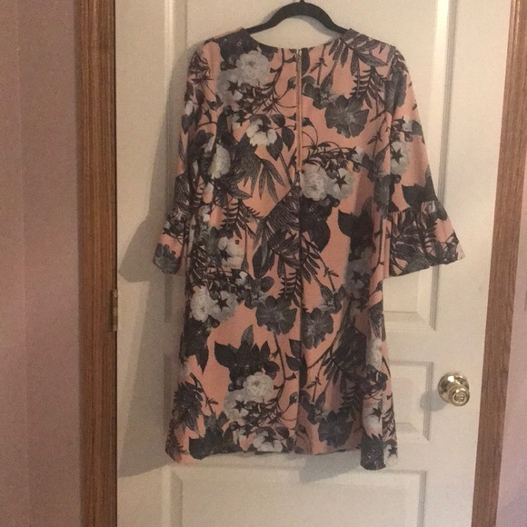 Nina Leonard Balloon-Sleeve Shift Dress - Picture 3 of 4